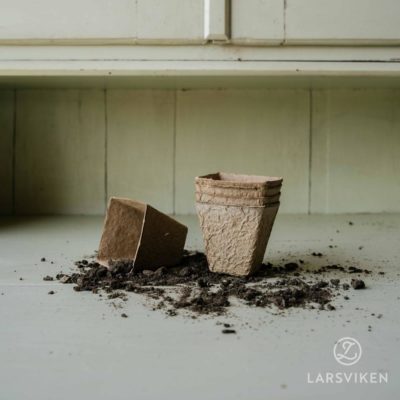 Kruka i papp, fyrkantig