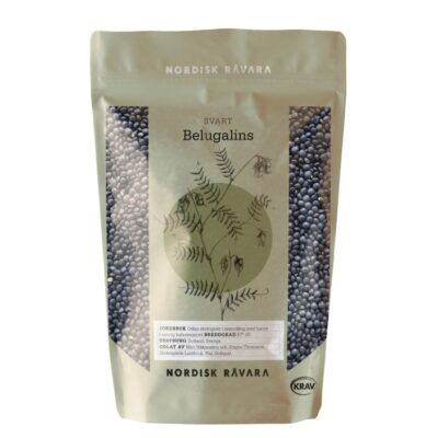 Svart belugalins, KRAV-odlad på Gotland