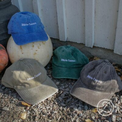 Keps 'Bästa fassan' - khaki/klarblå/kaffe/grön