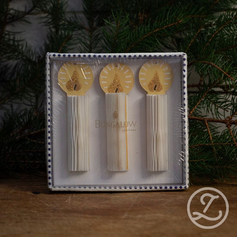 Hängande ljus i papper