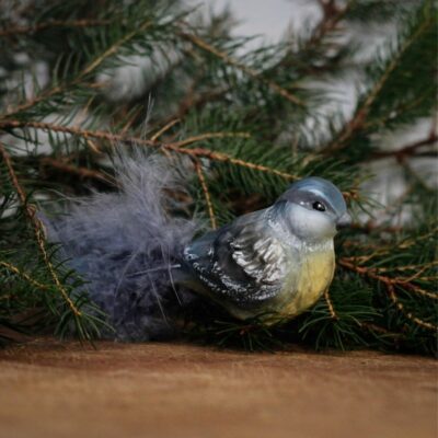 Julgransdekoration - Blåmes på klämma