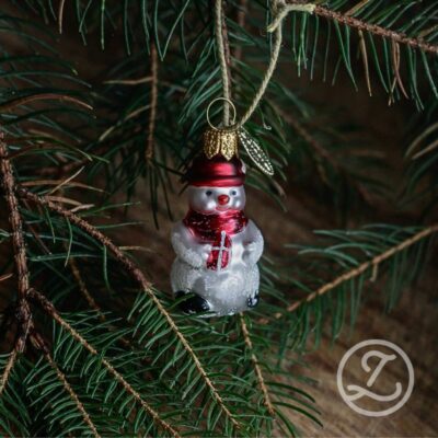 Julgranskula - Snögubbe