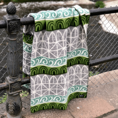 Ullfilt Uppsala - grön