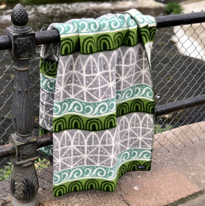 Ullfilt Uppsala - grön